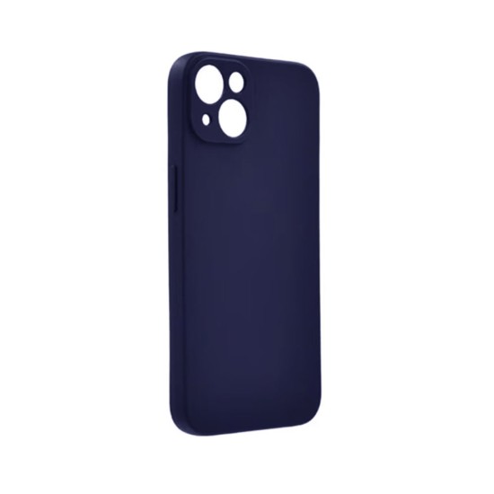 Capa de Silicone com Moldura de Câmera para Apple iPhone 14 Azul